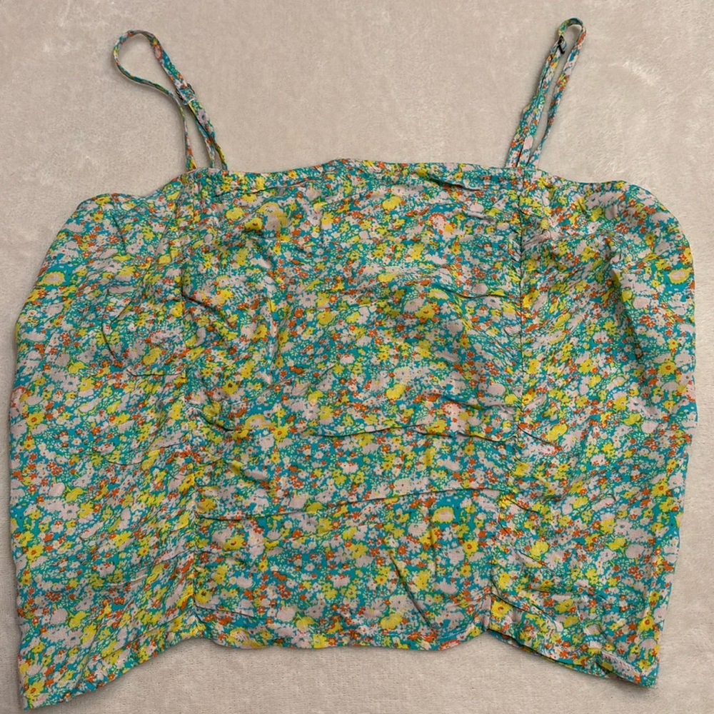 Floral crop top